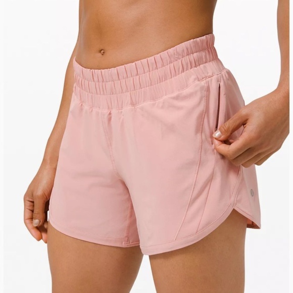 Lululemon Track That MR Short 5” Pink Puff
